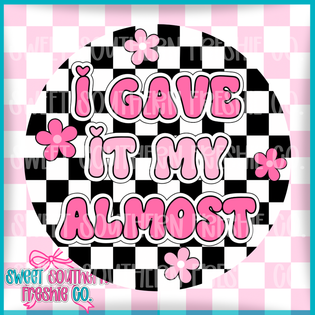 Round Cardstock| I Gave It My Almost