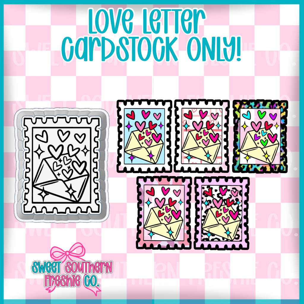 Love Letter Stamp| Cardstock ONLY
