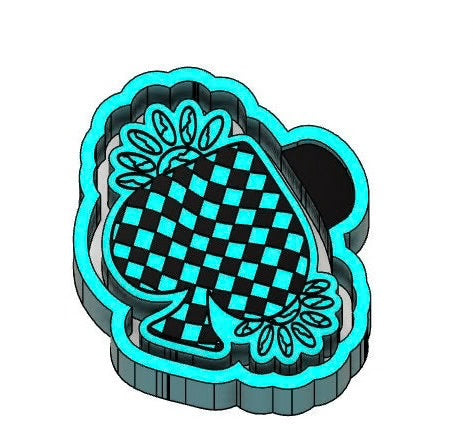 Checkered spade #150