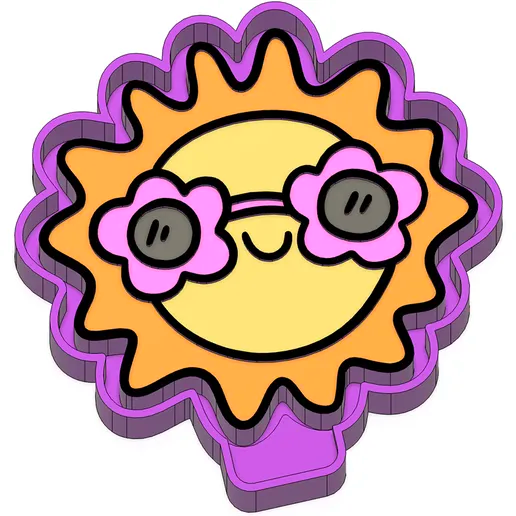 Sun with glasses #120