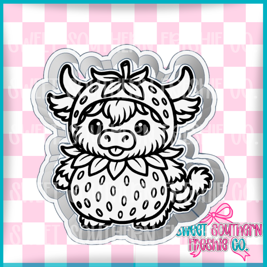 Strawberry Highland Cow