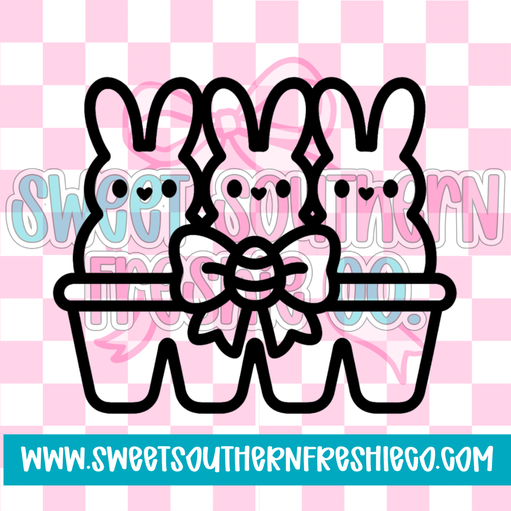 Easter peeps in carton