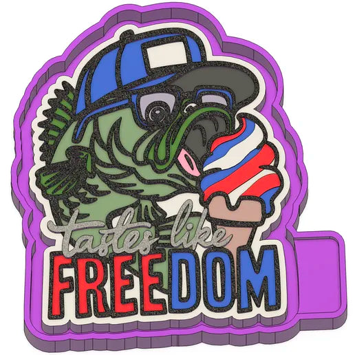 Taste like freedom icecream fish