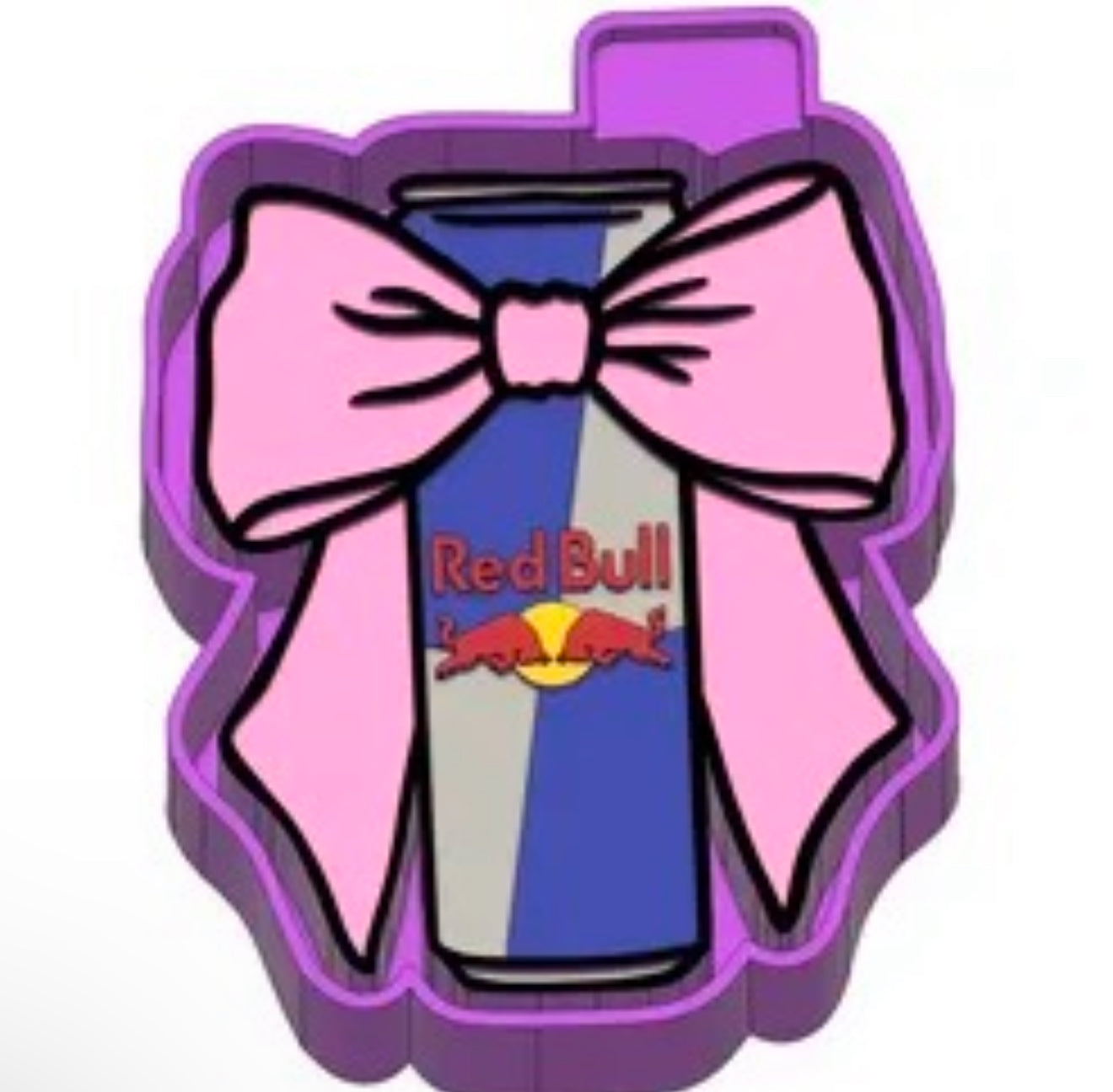 Red bull with bow #12