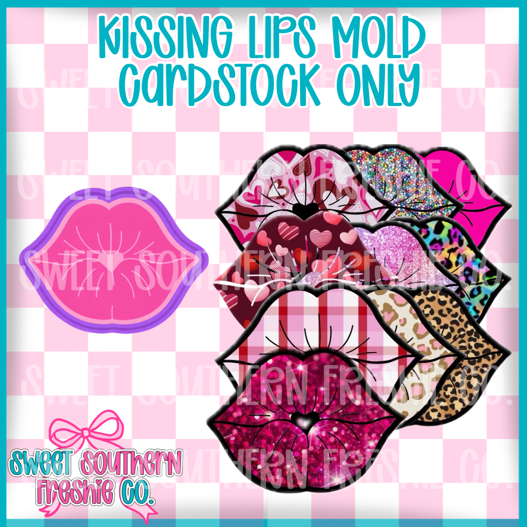 KISSING LIPS| Cardstock ONLY