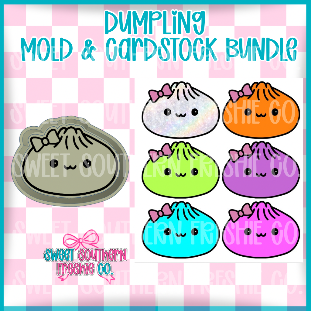 Dumpling| Mold & Cardstock Bundle