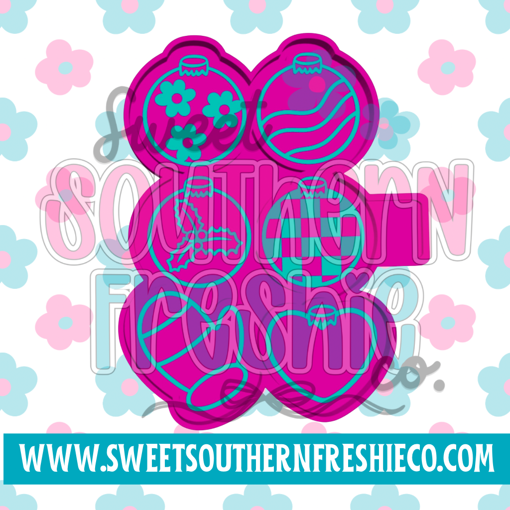 6 pack Christmas ornament vents