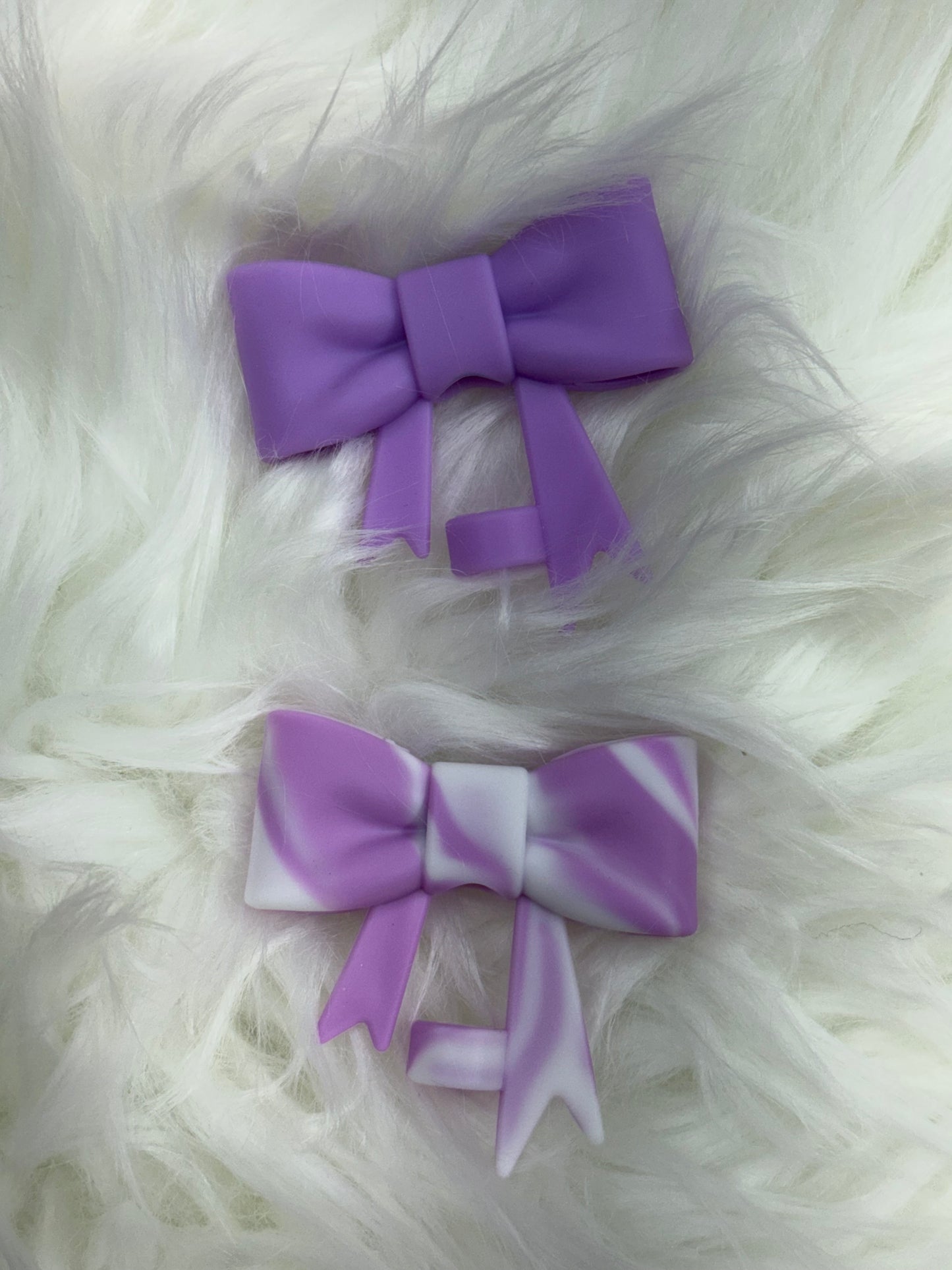 COQUETTE BOW SILICONE STRAW TOPPER