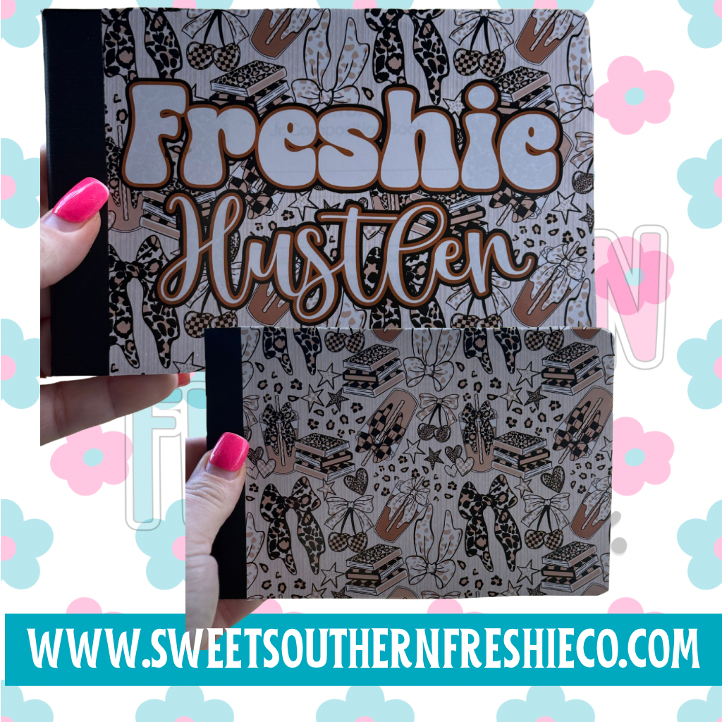 Freshie Hustler half notebooks