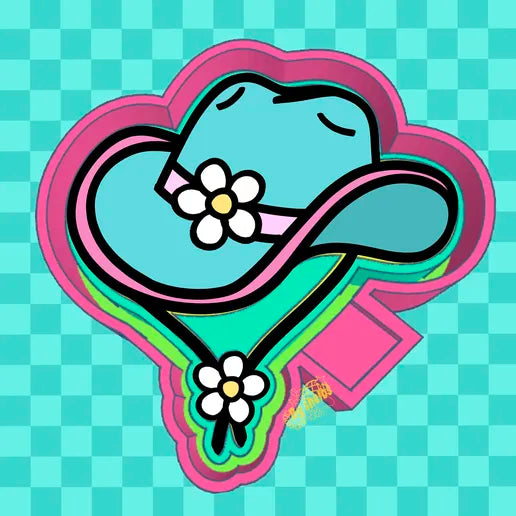 Cowgirl hat with Daisy