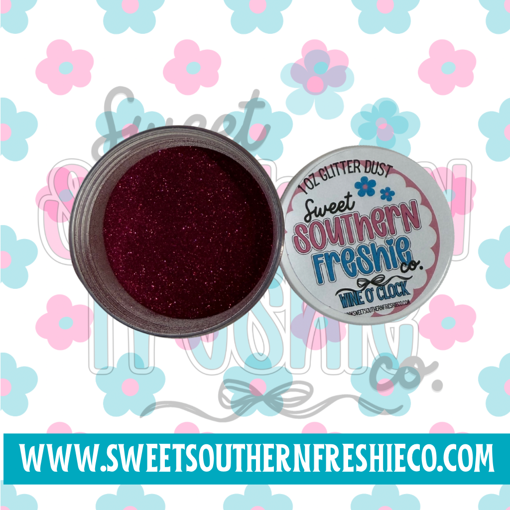 WINE O’ CLOCK GLITTER DUST 1 OZ