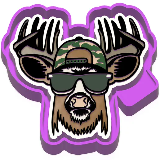 Deer with sunglasses #35