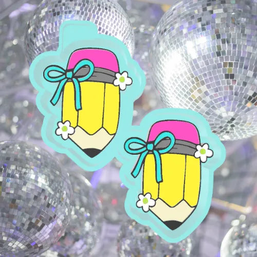 Pencil with bows vent clips