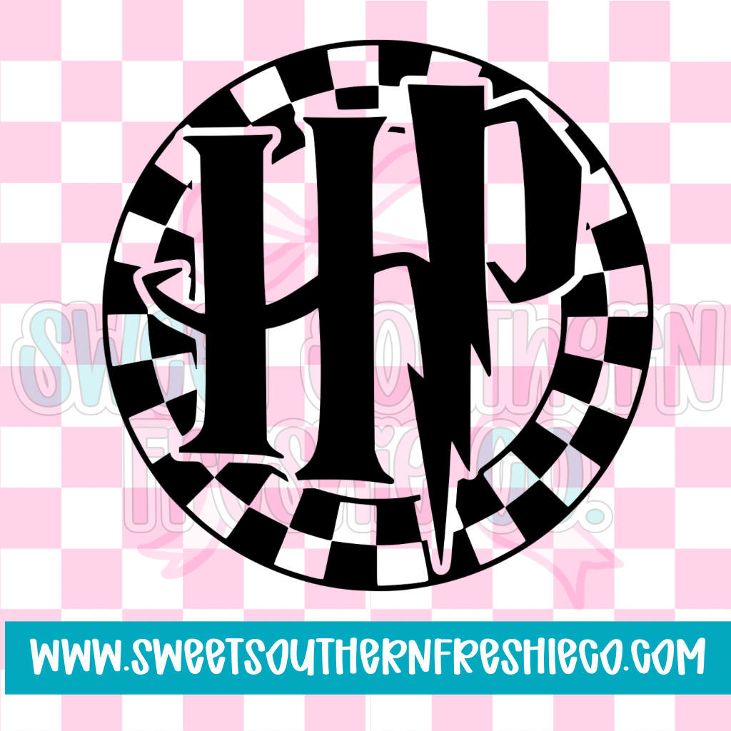HP checkered Circle