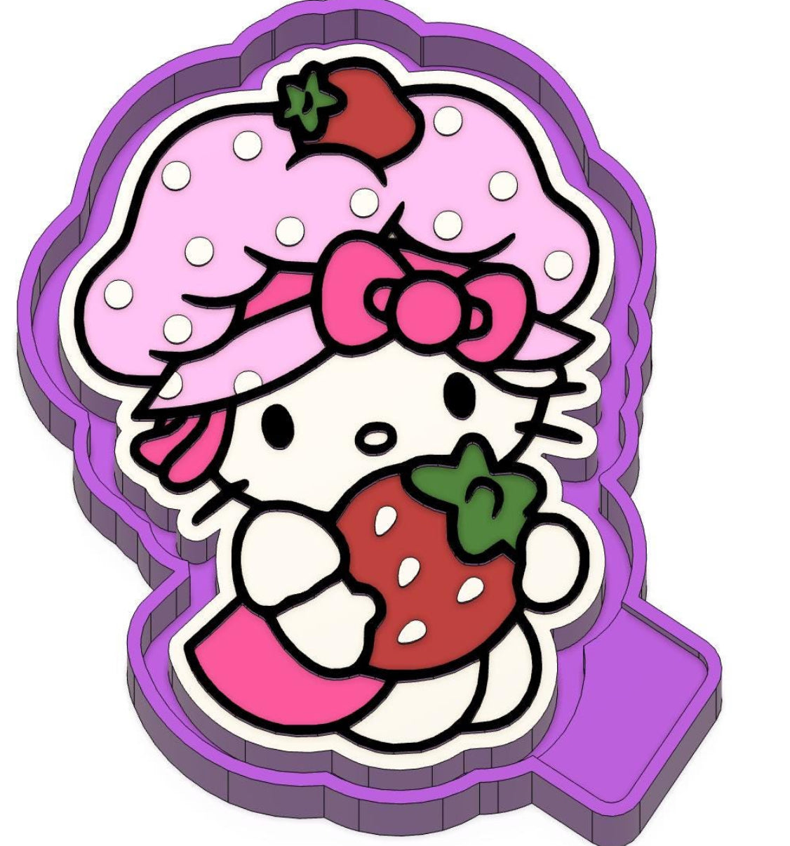 Hello Kitty Strawberry shortcake #76
