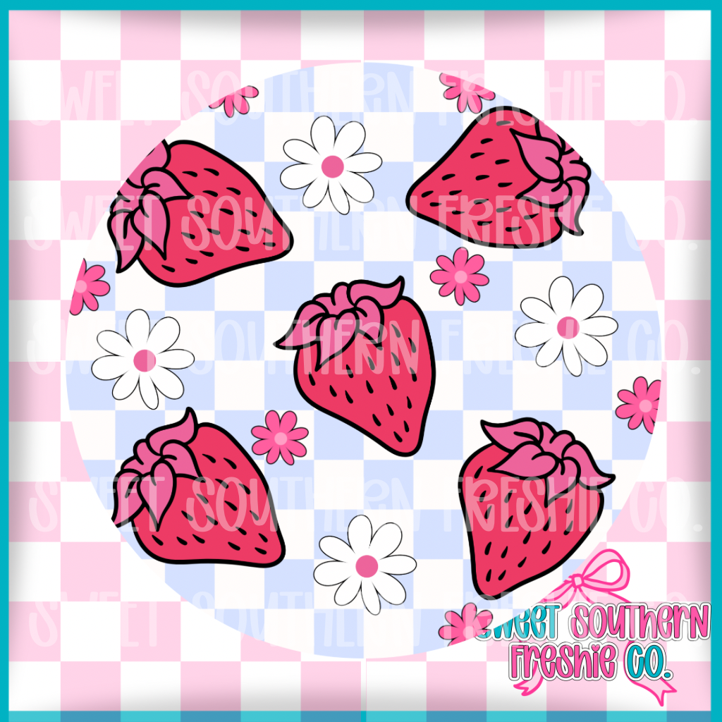 Round Cardstock| Strawberries