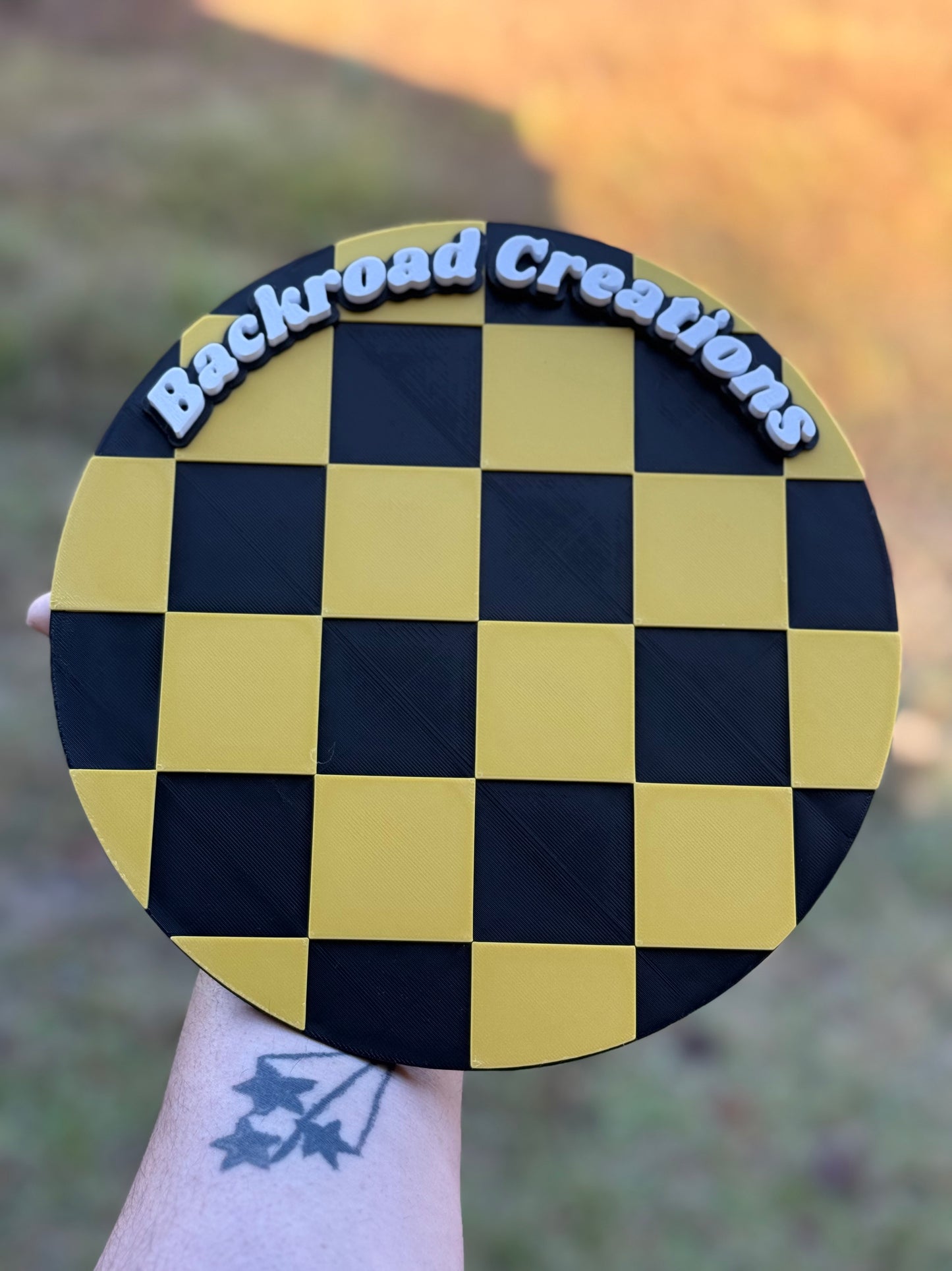 Round Freshie Photo Prop – Customizable Design