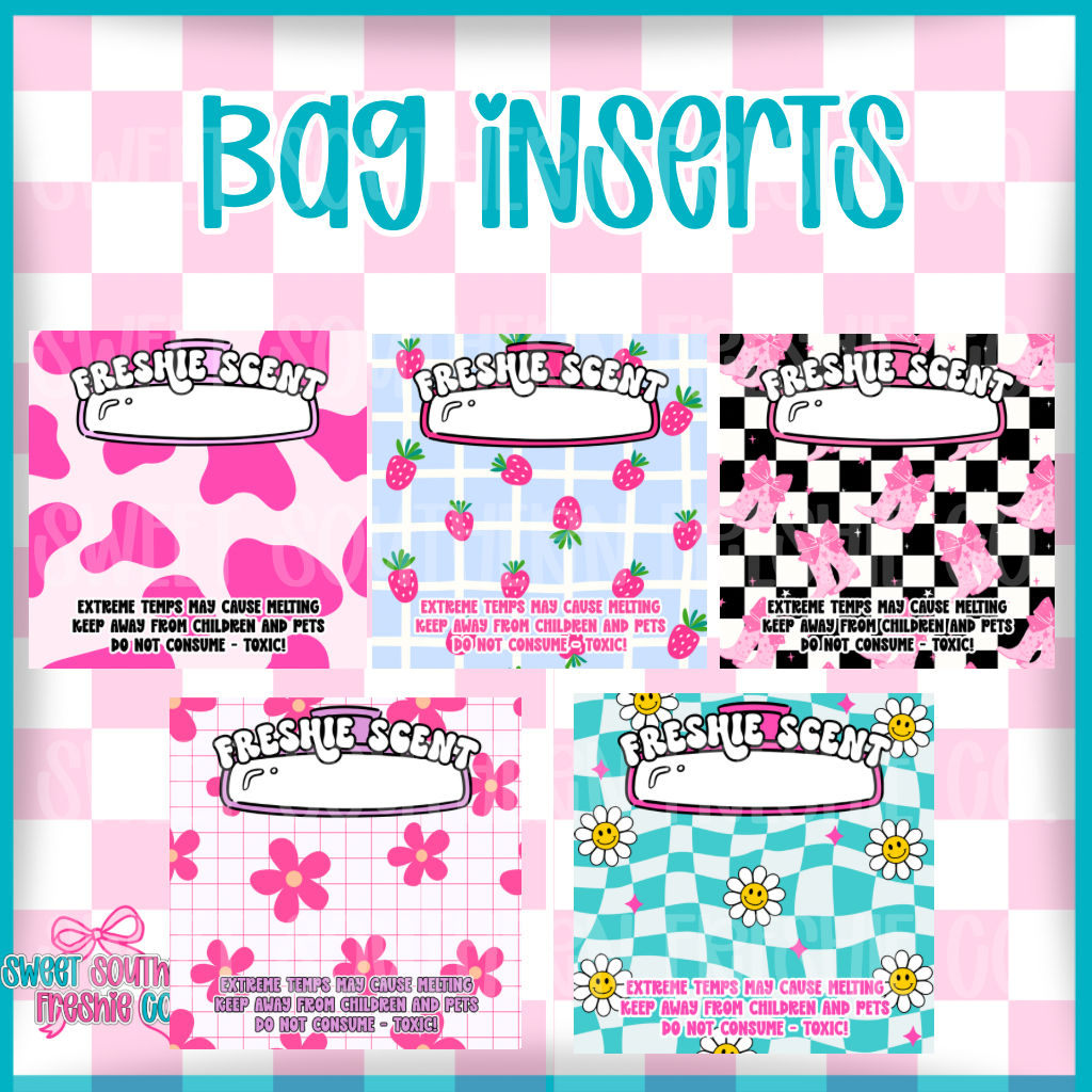 Trendy Freshie Bag Inserts