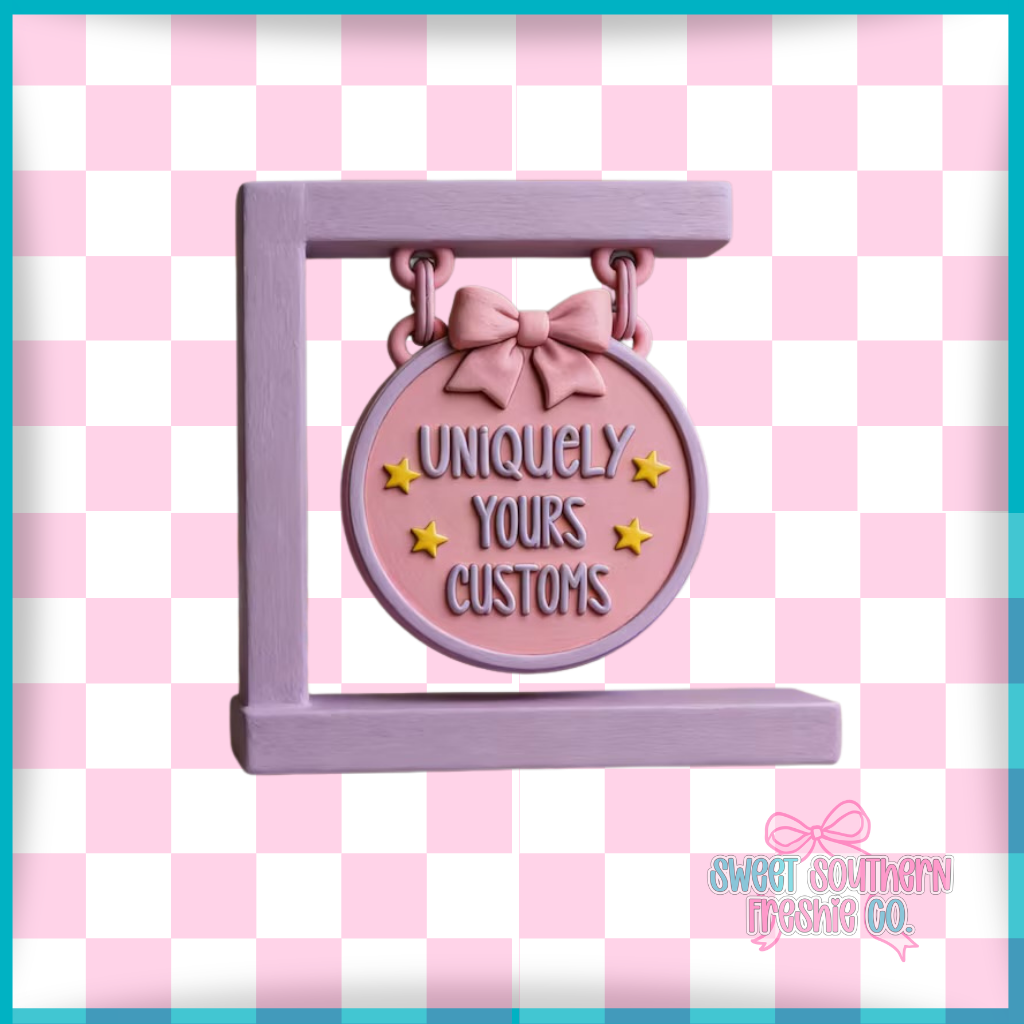 Custom Business Sign 3D Printed | Personalized Shop Sign