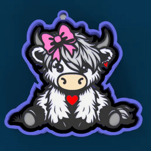 Highland with bow #251