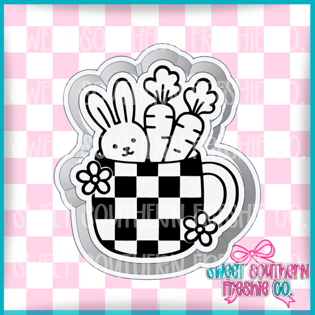 Checkered Easter Mug