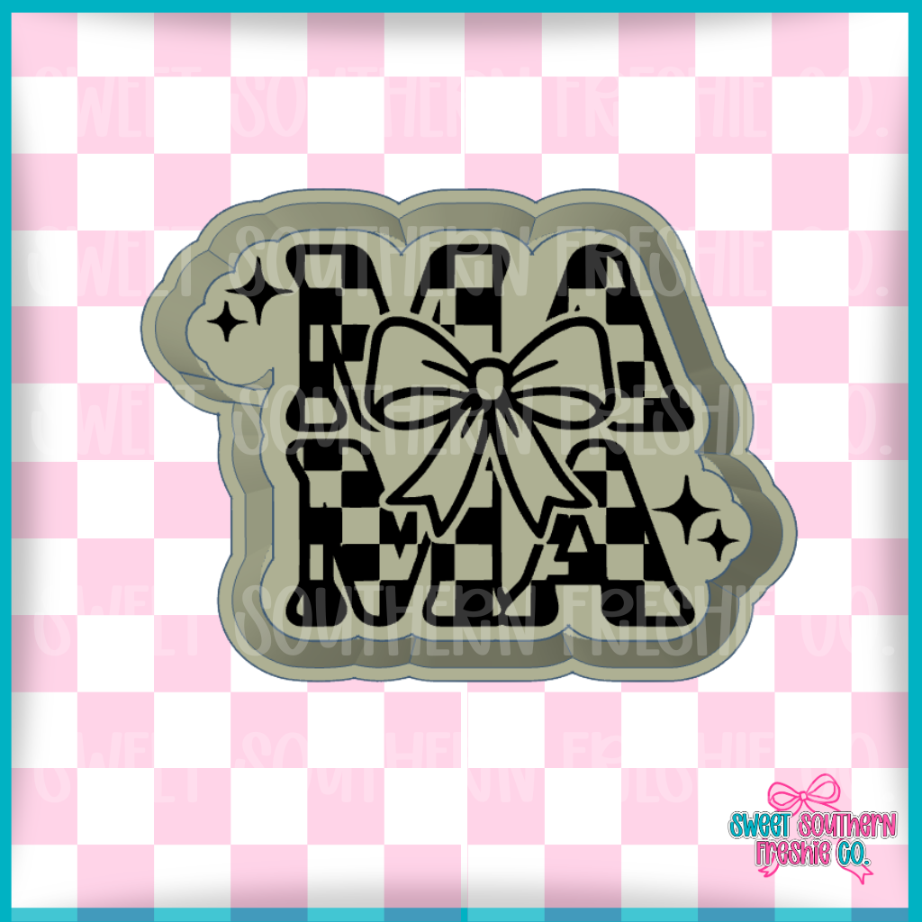 Checkered Mama Bow