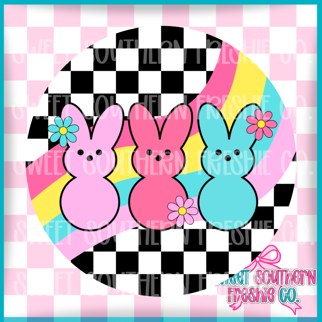 Round Cardstock| Easter Peeps