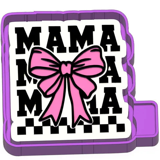 Mama x 3 with bow #138
