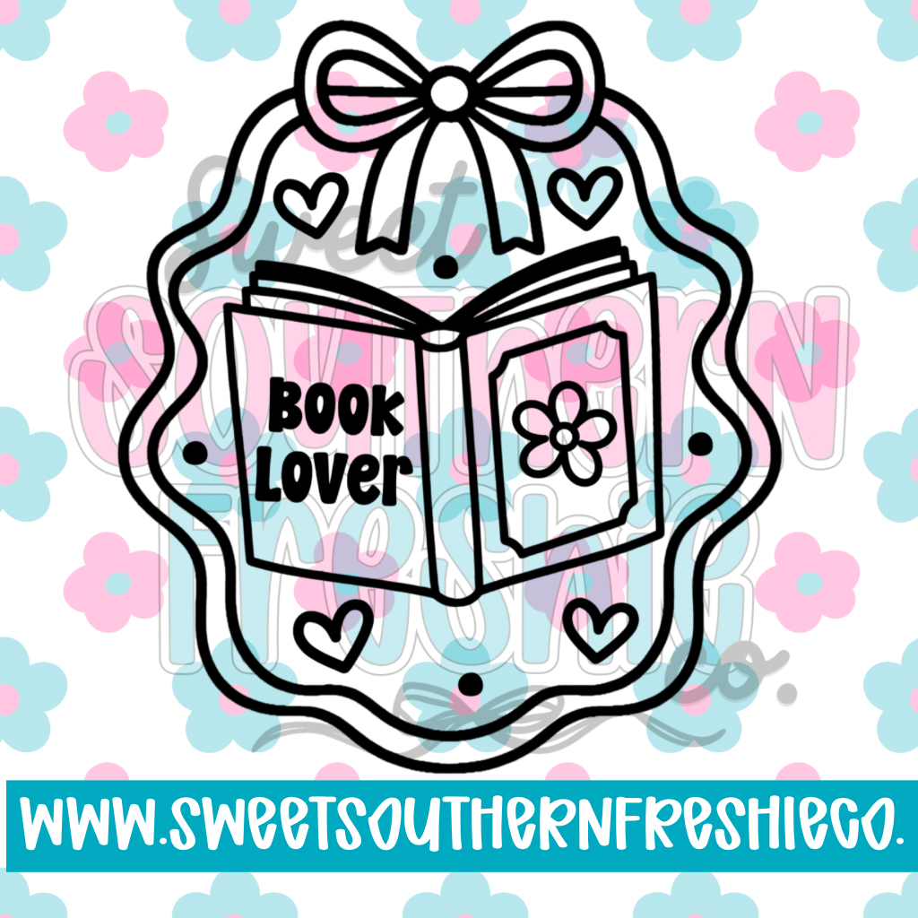 Book lover with frame