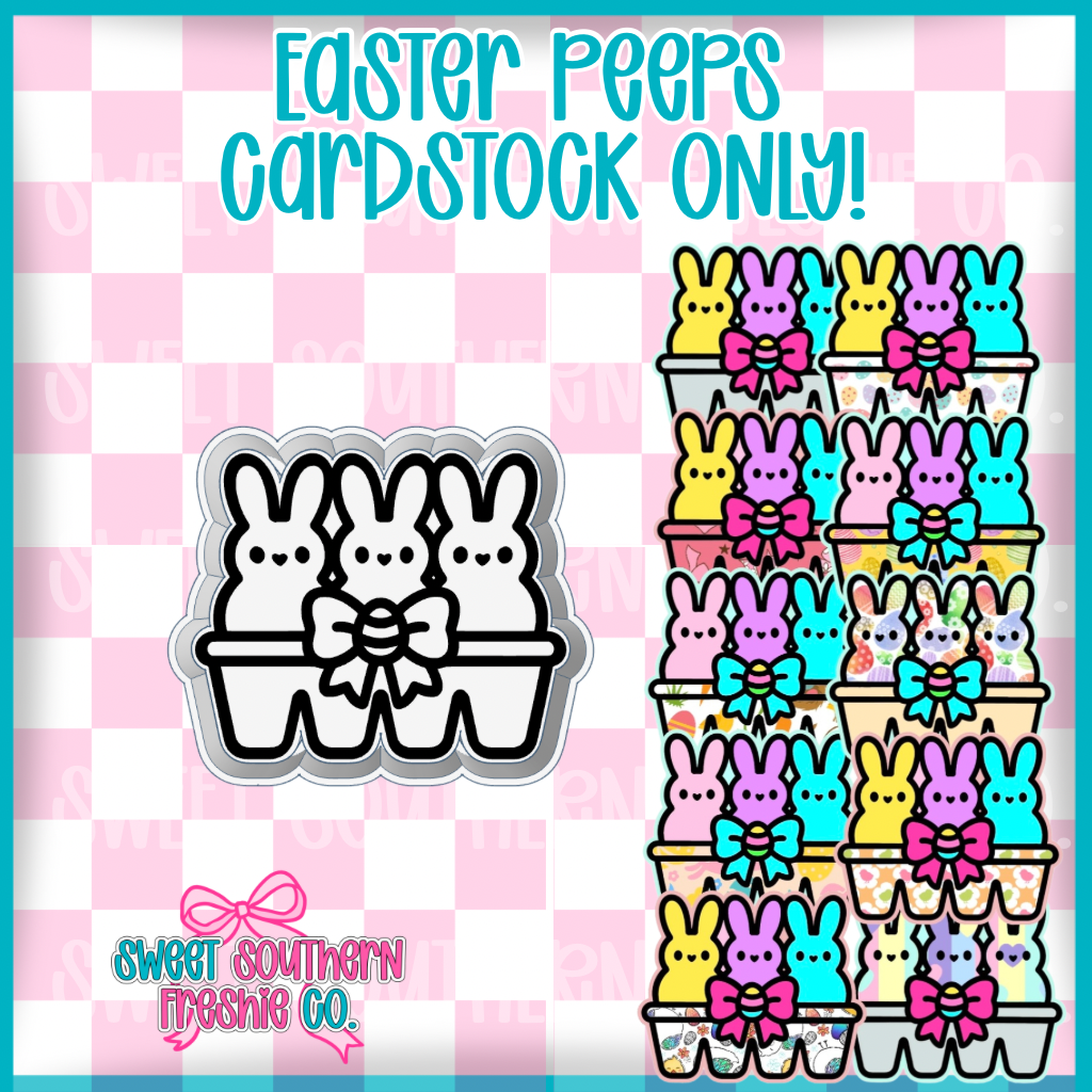 Easter Peeps| Cardstock ONLY