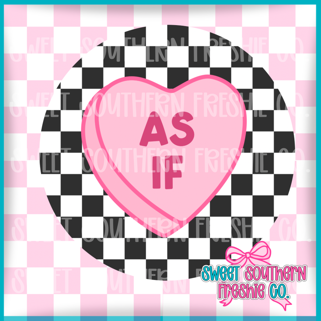 Round Cardstock| As If Conversational Heart