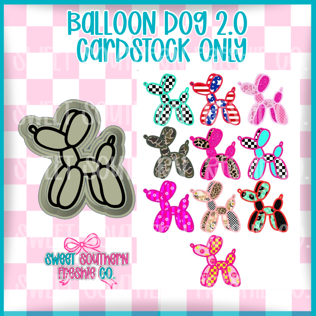 Balloon Dog 2.0| Cardstock ONLY