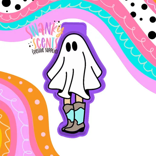 Cowgirl ghost with boots #165