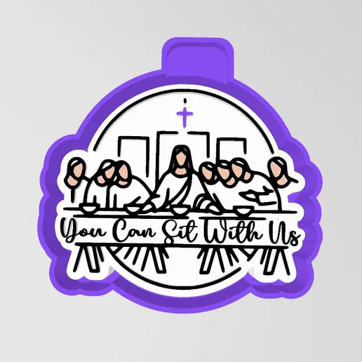 You can sit with us cursive #159