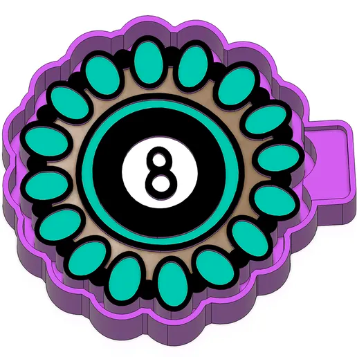 8 ball turquoise