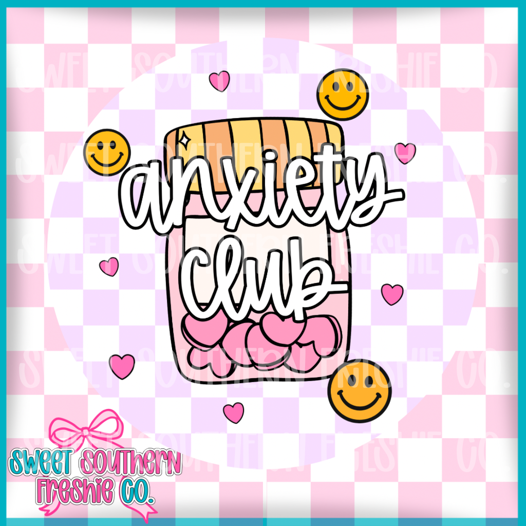 Round Cardstock| Anxiety Club
