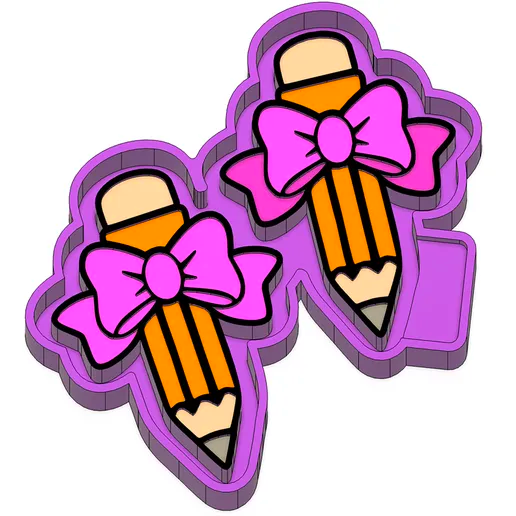 Pencil bow vent clips #90