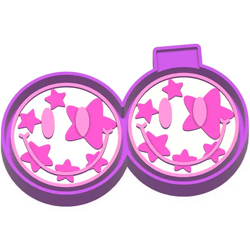 Star smiley vent clips #100