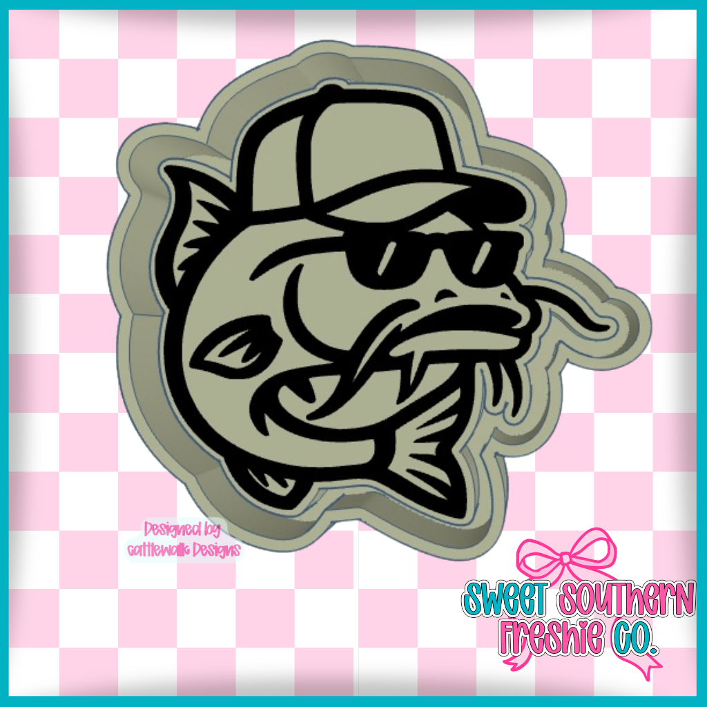 Cool Bass with Sunglasses