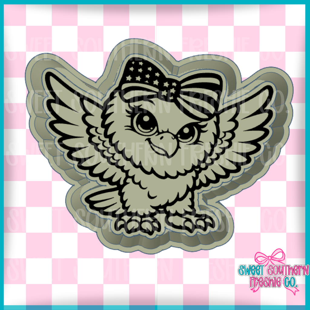 Girly patriotic eagle