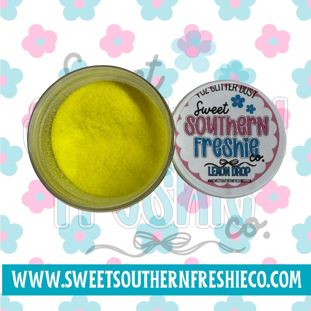 LEMON DROP GLITTER DUST 1 OZ