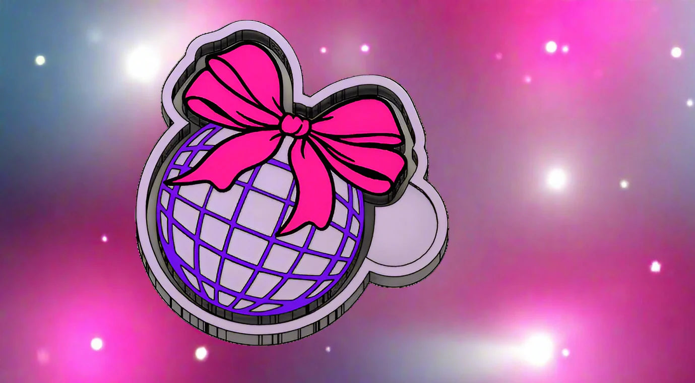 Round disco with bow #132