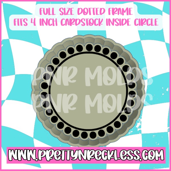 4 inch Dotted Circle