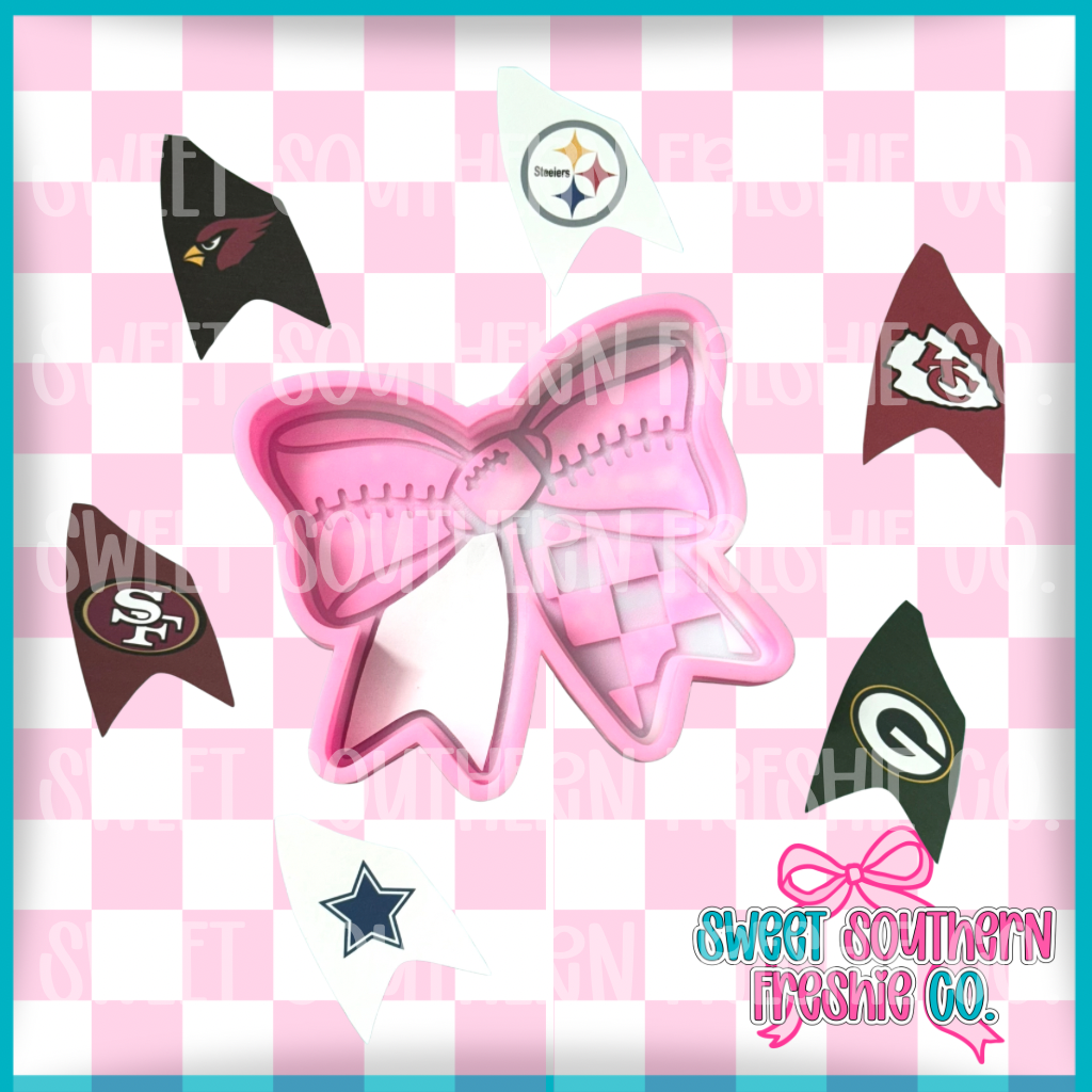 Football Bow NFL/College Cardstock