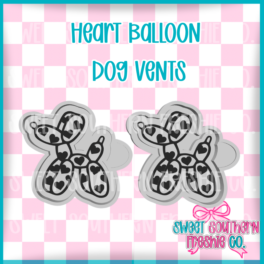 Heart Balloon Dog Vents