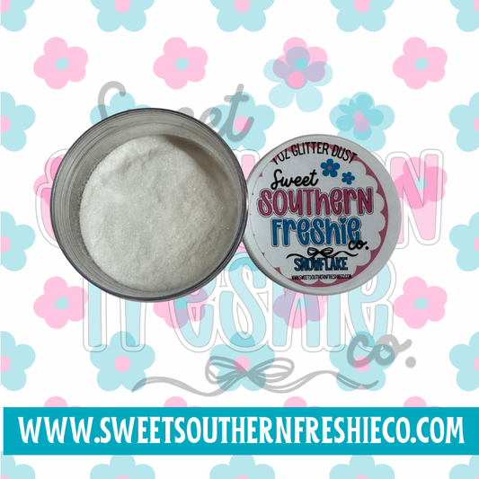 SNOWFLAKE GLITTER DUST 1 OZ