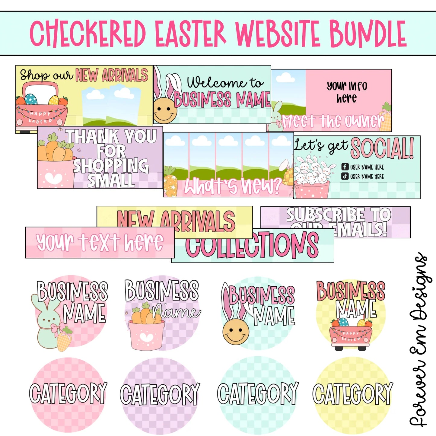 Checkered Easter Shopify Revamp
