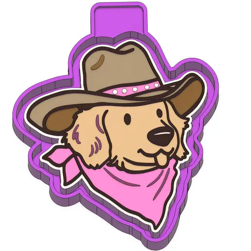 Western cowboy dog #64