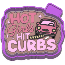 Hot girls hit curbs