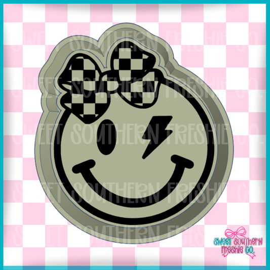 Checkered Bolt Smiley